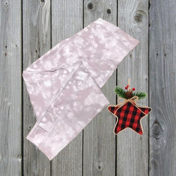 🌸3/$30 🌸Old Navy Tie Dye Pink Mauve Tights with Fun Leg Detail - Picture 7 of 11